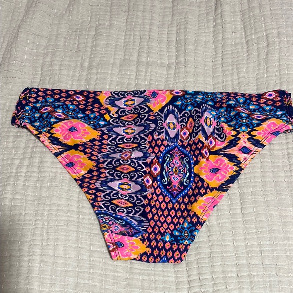 💙Colorful Patterned Bikini Bottom - Picture 2 of 4